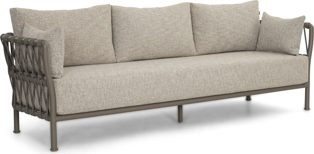 Stoel en Bank Loungeset 5 personen Rope Zand/Beige  Santika Furniture Santika