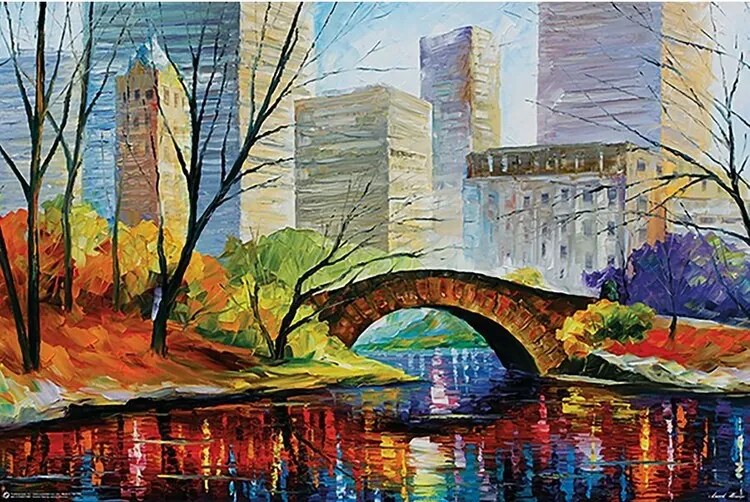 Poster Leonid Afremov - Central Park New York