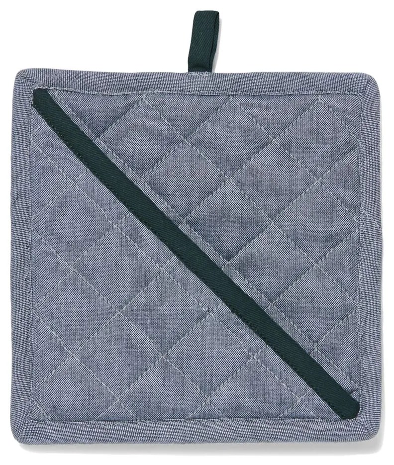 HEMA Pannenlap 21x21 Chambray Katoen Groen (groen)