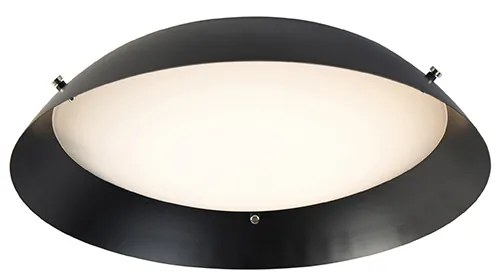 Moderne plafondlamp zwart 30 cm incl. LED - Bjorn Modern vierkant Binnenverlichting Lamp