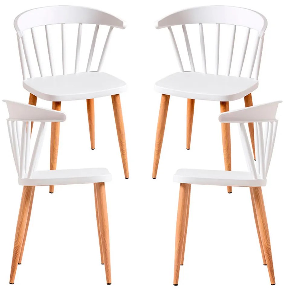 Pak 4 Candy Stoelen