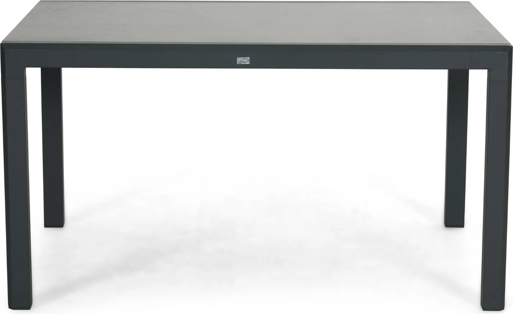 Tuinset 6 personen 140 cm Aluminium Grijs Presto Brentino/Montaro