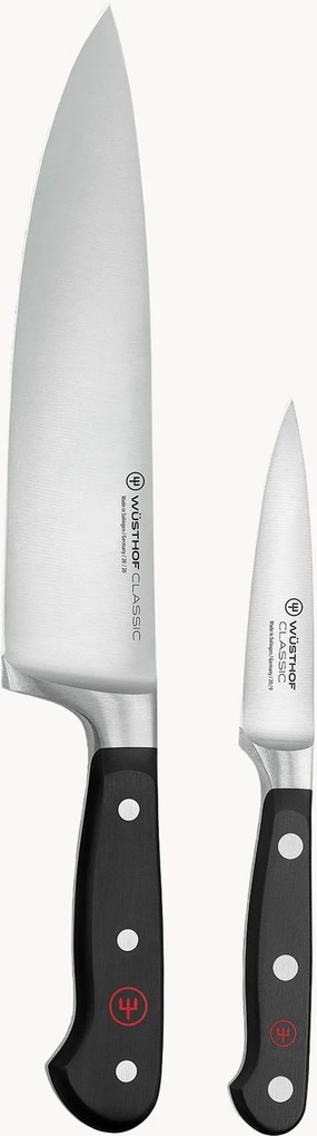 Messenset Classic van edelstaal, 2-delig