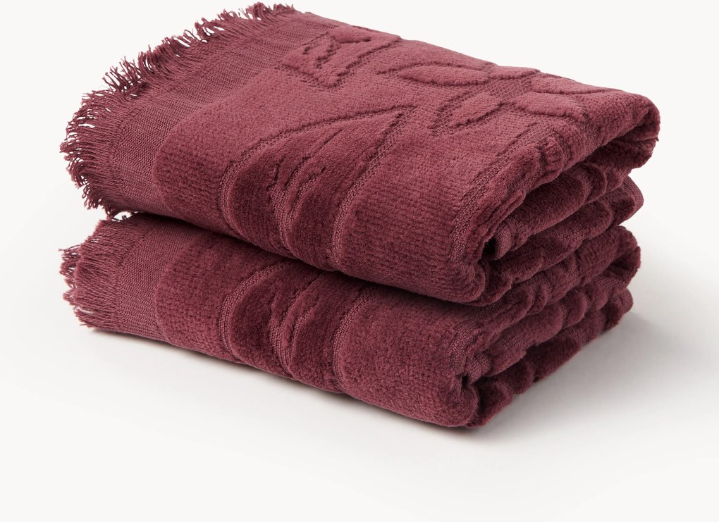 Fluwelen handdoek Rosaria, in verschillende formaten