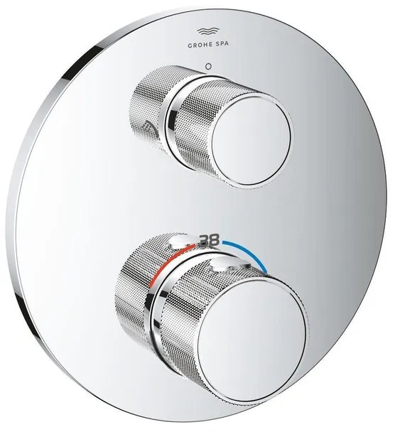 Grohe Atrio private collection afbouwdeel - thermostatisch - met omstel - inbouw - chroom 24396000