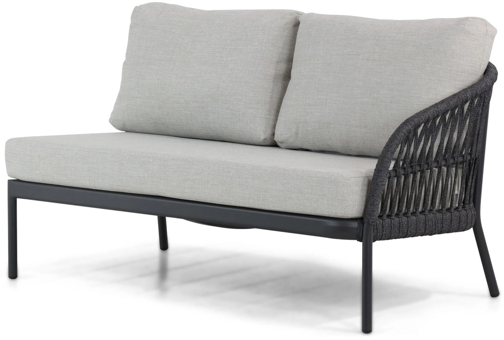 Hoek loungeset 5 personen Aluminium/rope Grijs  Coco Puerto/Montana