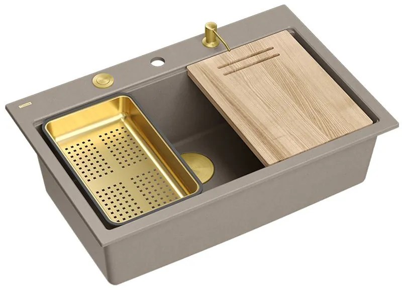 granieten spoelbak MARC 110 WORKSTATION Beige