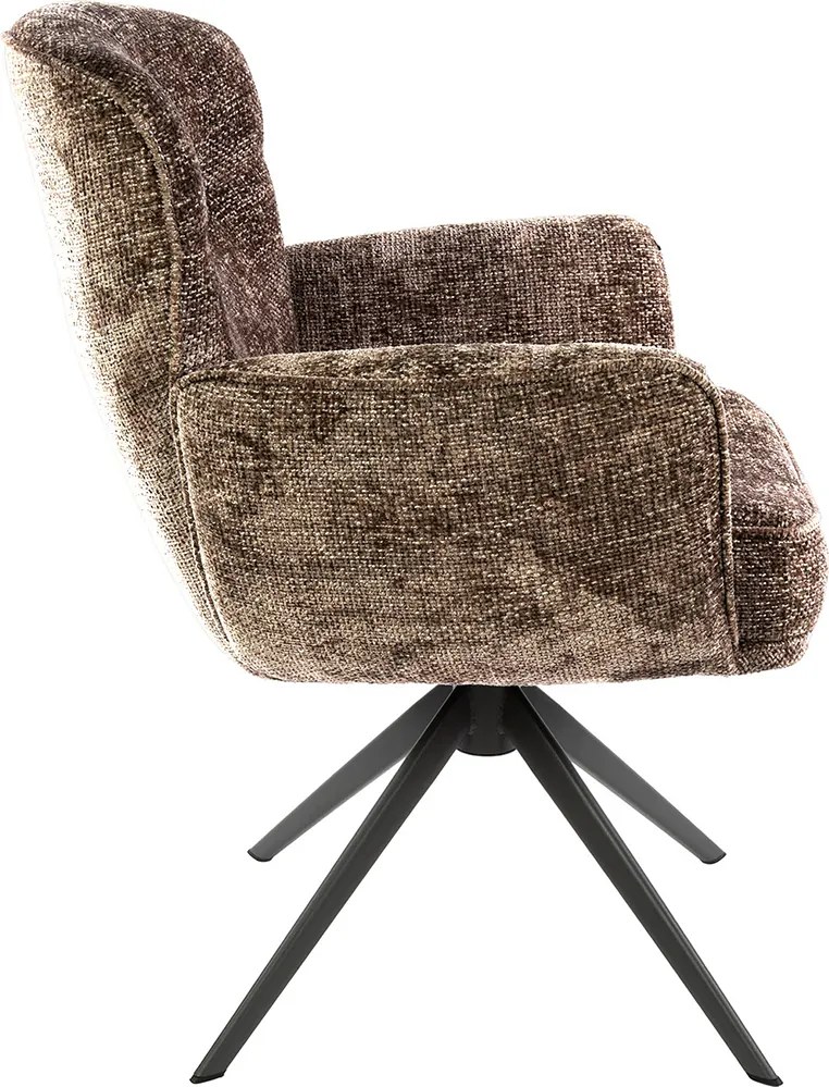 Eetkamerstoel Draaibaar Champagne