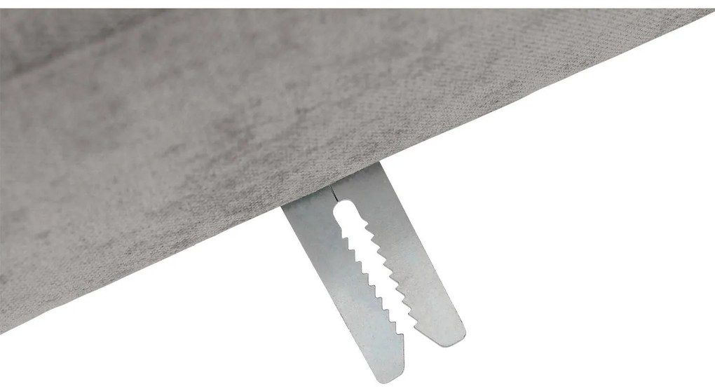 Goossens Zitmeubel Key West grijs, stof, 2-zits, modern design met ligelement rechts