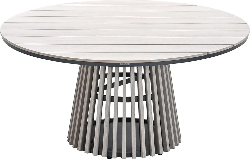 Garden Impressions Annie tuintafel Ø148xH72 - light teak vironwood