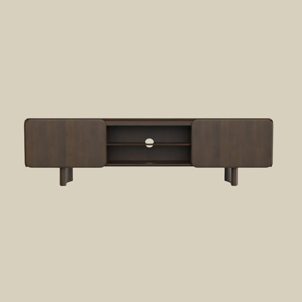 Retro Tv-meubel Hout 160 Cm - 160x40x55cm.
