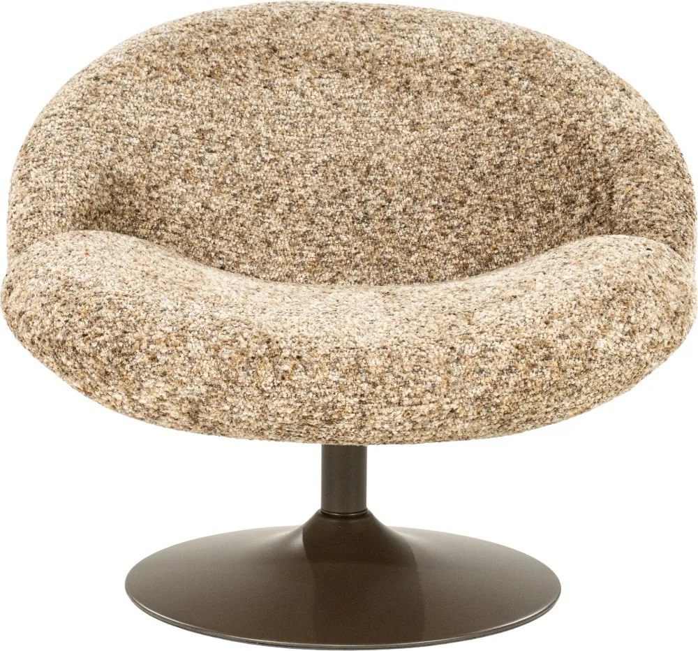 Fauteuil Met Brons Onderstel