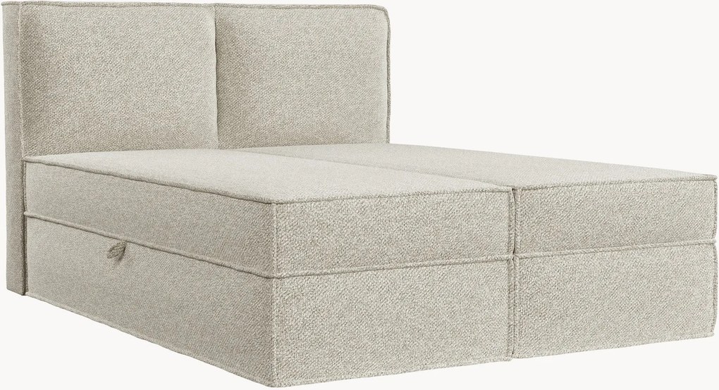Handgemaakt divan bed Bergen met opbergruimte, H3