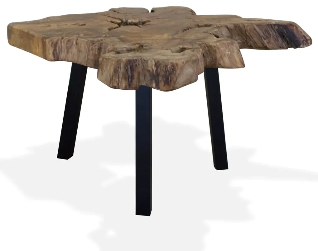 vidaXL Salontafel 80x70x38 cm echt teakhout