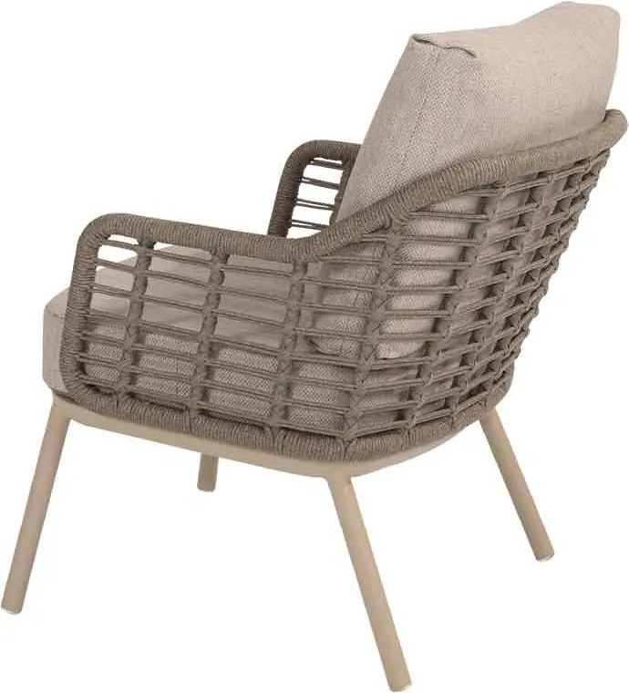 Taste by 4 Seasons Puglia lage tuinset 6-delig - Donato tuintafel Ø160x69 cm