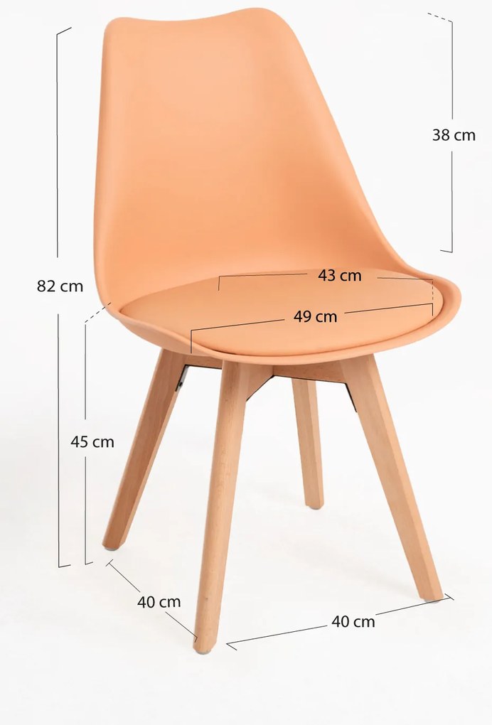 Pakket van 4 Synk Basic stoelen