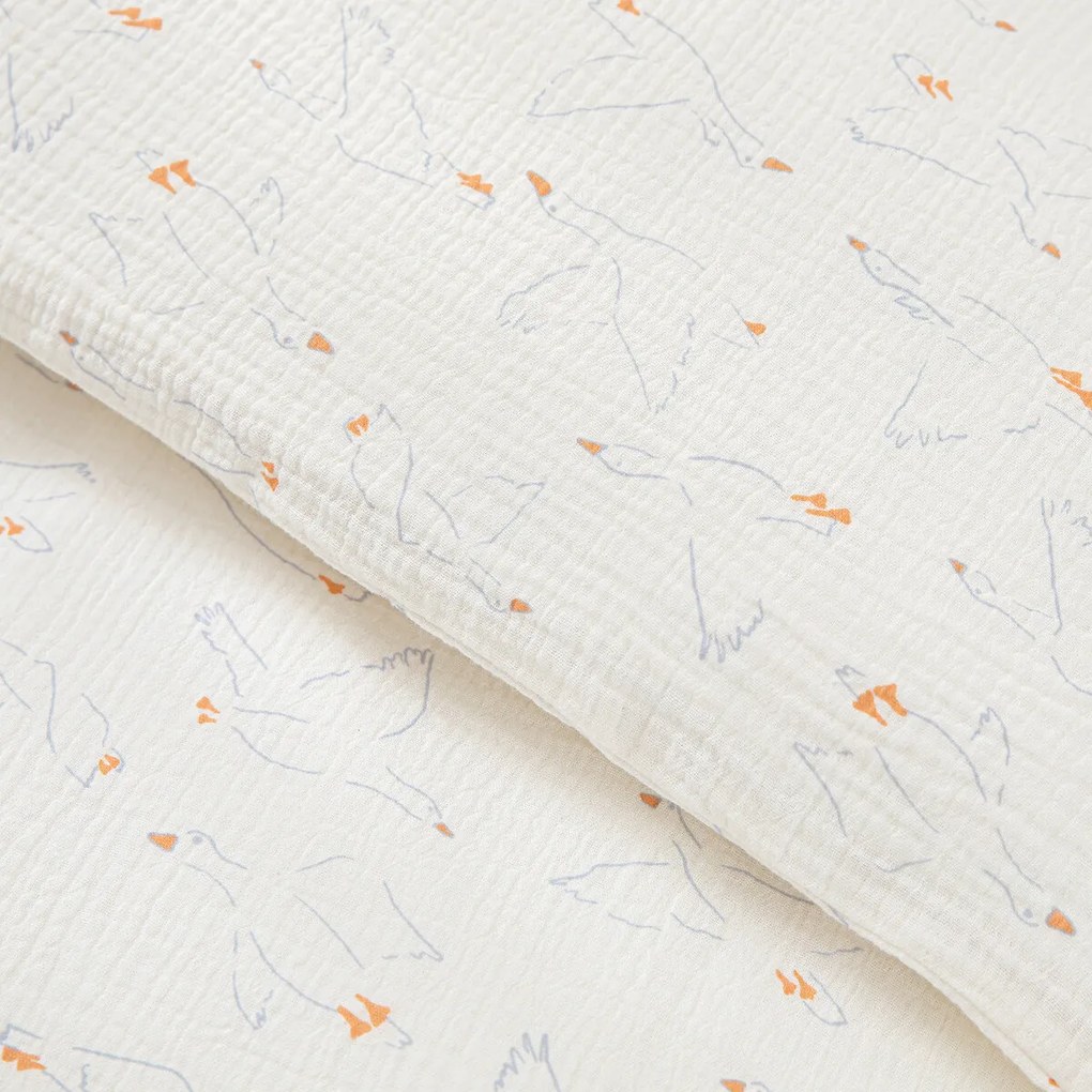 Dekbedovertrek voor baby in tetra, Wildoy