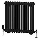 Eastbrook Rivassa 2 koloms radiator 60x60cm staal 818W zwart mat