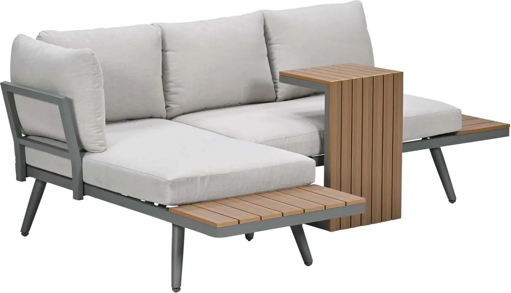 Garden Impressions Tibo loungeset 3-delig - stone green