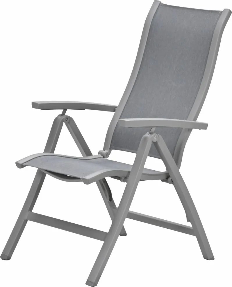 Garden Impressions Hilly tuinstoel verstelbaar taupe - 2 stuks