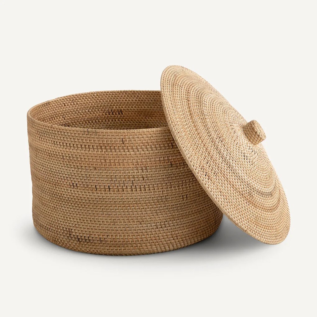 Mand in rotan en gevlochten bamboe, Mirella