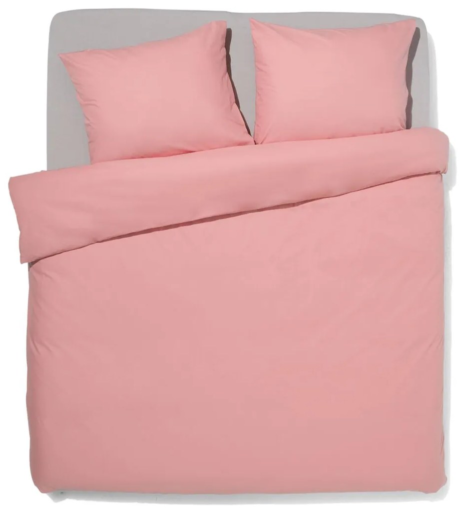 HEMA Dekbedovertrek Zacht Katoen 200x200/220 Blush (roze)