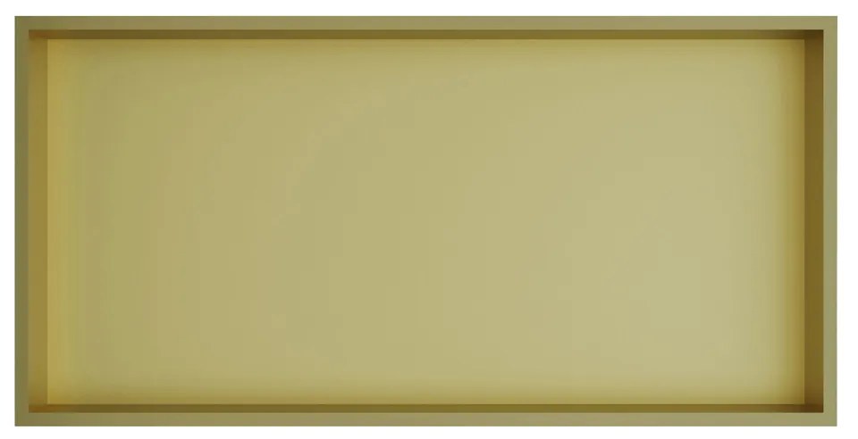 Hotbath &More inbouwnis 30x60x10cm geborsteld messing PVD