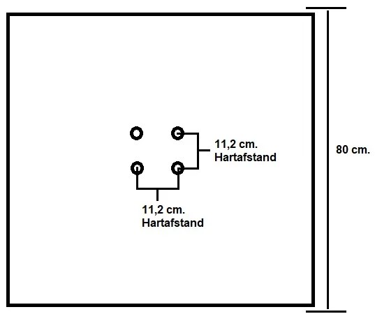 Madrid - Hawaii verrijdbare parasolvoet graniet 90kg.