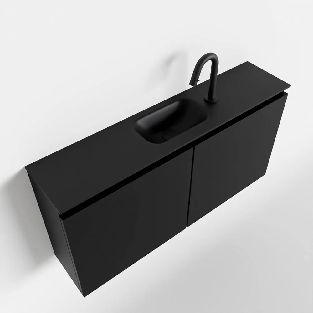 Mondiaz Ture 100cm toiletmeubel urban met wastafel urban midden 1 kraangat