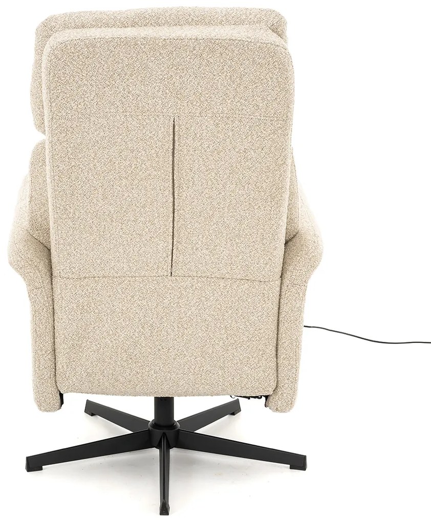 Beige Relaxfauteuil Elektrisch
