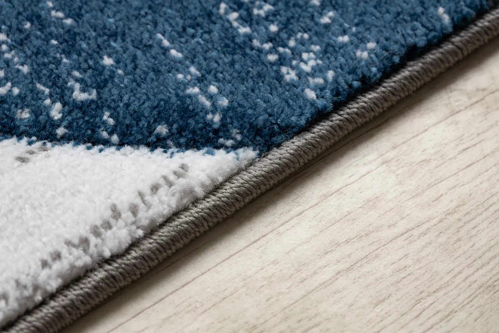 Tapijt ALTER Geo Schelpen blauw