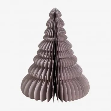 Kerstboom Van Papier Noelle Paars – Lavender & ↑24 Cm - Sklum