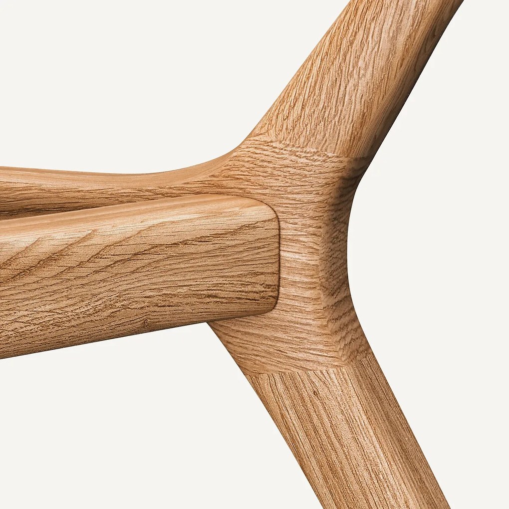 Salontafel in eik Ø90 cm, Maricielo