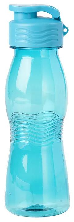 Drinkfles flip-top - blauw - 750 ml