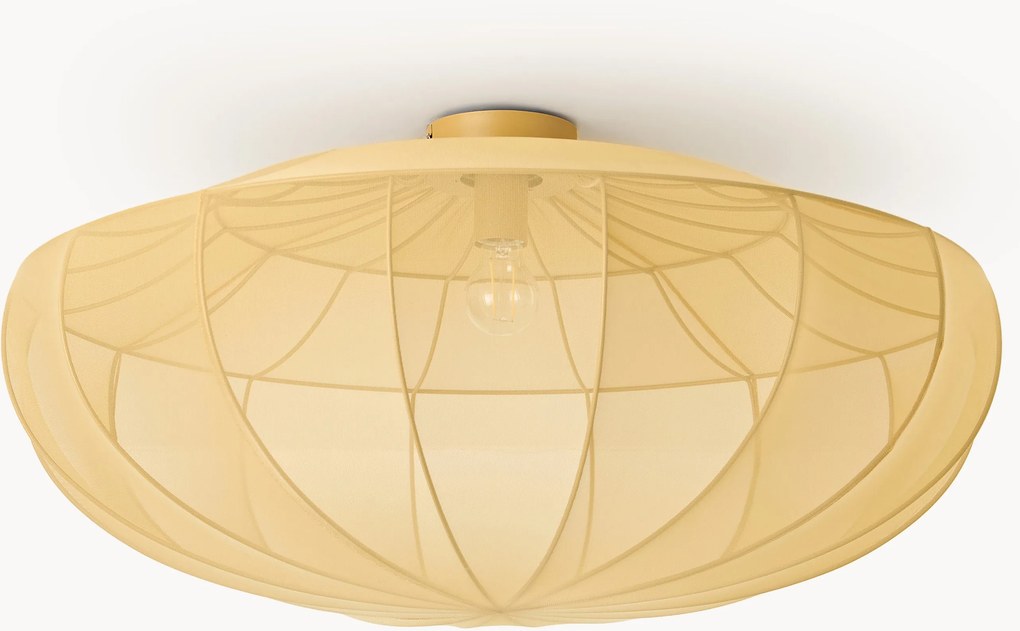Grote plafondlamp Beau van netstof