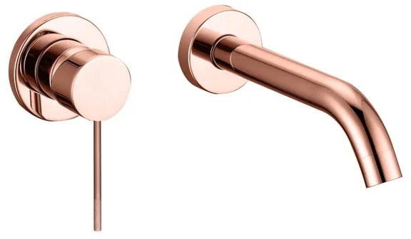 Best Design Exclusive Lyon Decorata inbouw wandmengkraan uitloop=20cm rosé mat goud 4010570