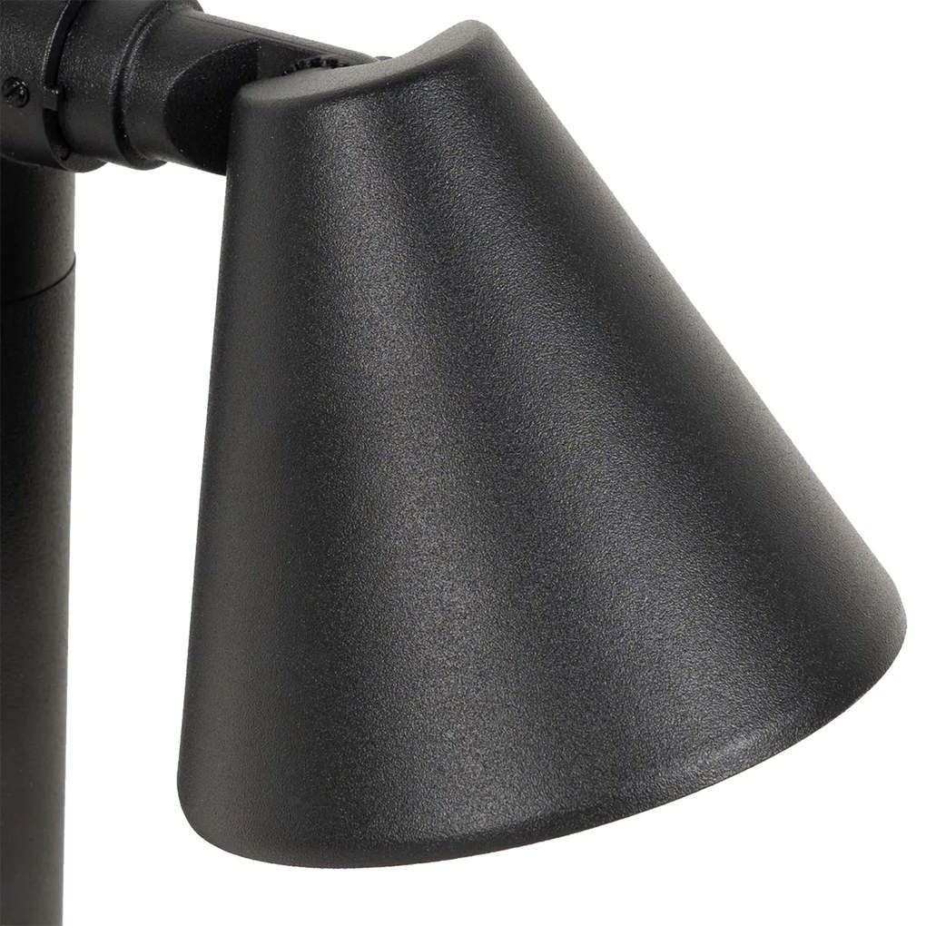 Modern buiten paaltje zwart 30 cm IP44 verstelbaar - Ciara Modern GU10 IP44 Buitenverlichting