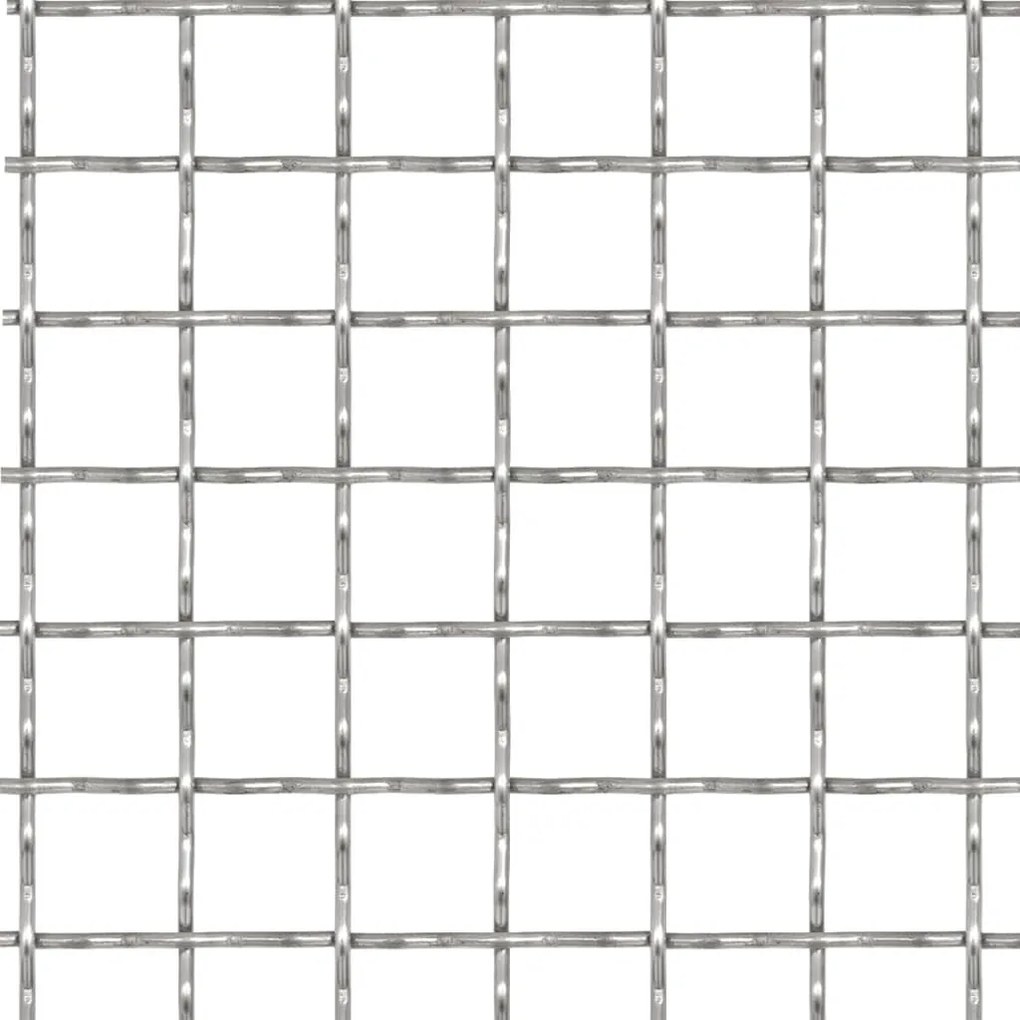vidaXL Draadhek geweven gaas 100x85 cm 31x31x3 mm roestvrij staal