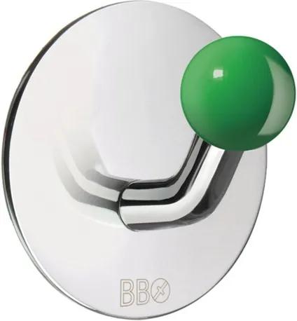 Smedbo BB zelfklevende haak diameter 48 mm glans rvs groen BK1088