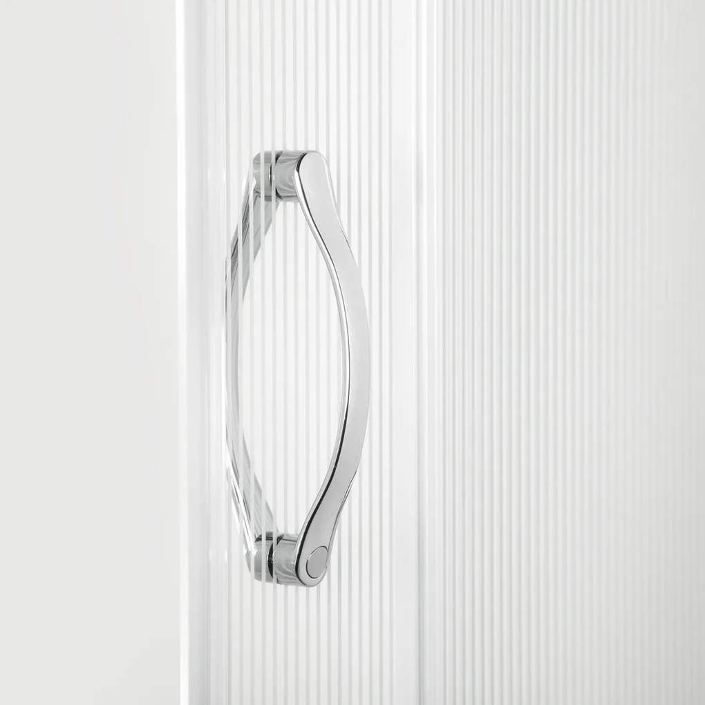 Kerra Xenia douchecabine met douchebak en schuifdeur 80x80cm wit mat