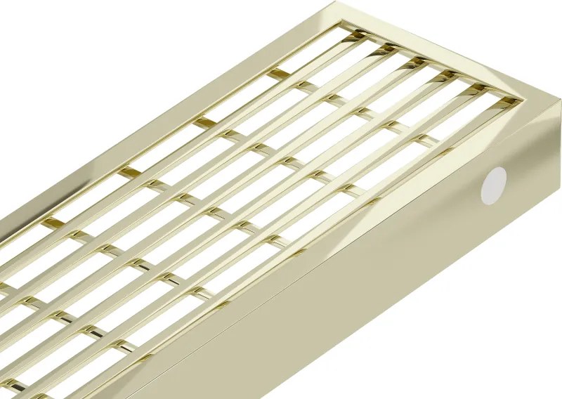 Mexen Flat M33 bedekking voor lineaire afvoer 100 cm, goud - 15330100