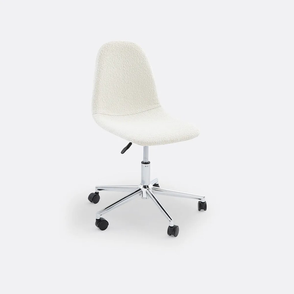 Bureaustoel in bouclette, Lally