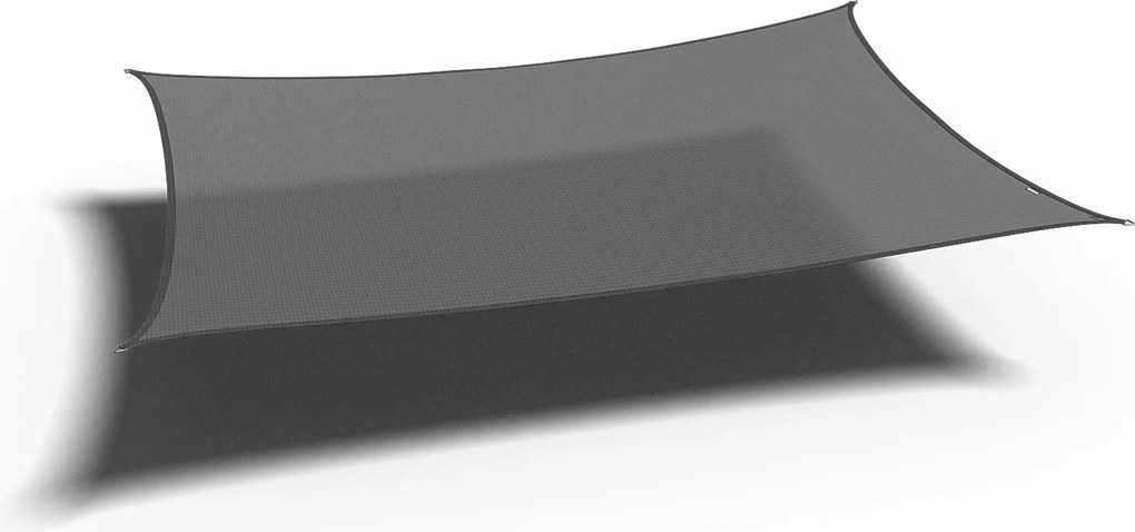 Platinum schaduwdoek Coolfit - rechthoekig - 500 op 300 cm - antraciet