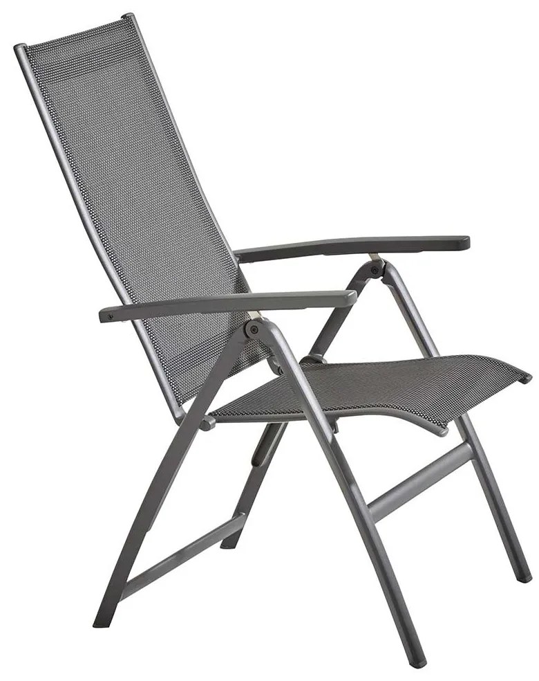 4 Seasons Cadiz tuinstoel verstelbaar - matt carbon