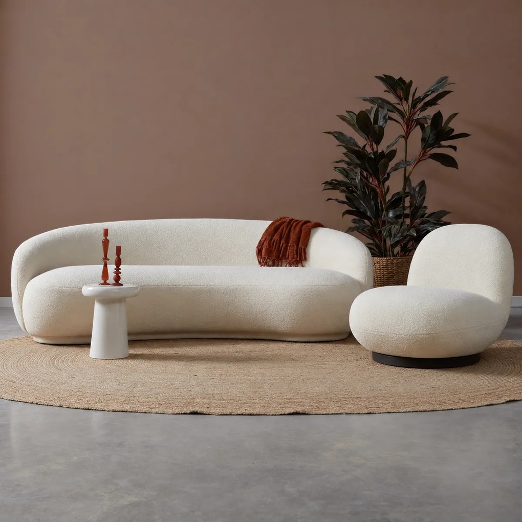 Kiezel Fauteuil Teddy Wit