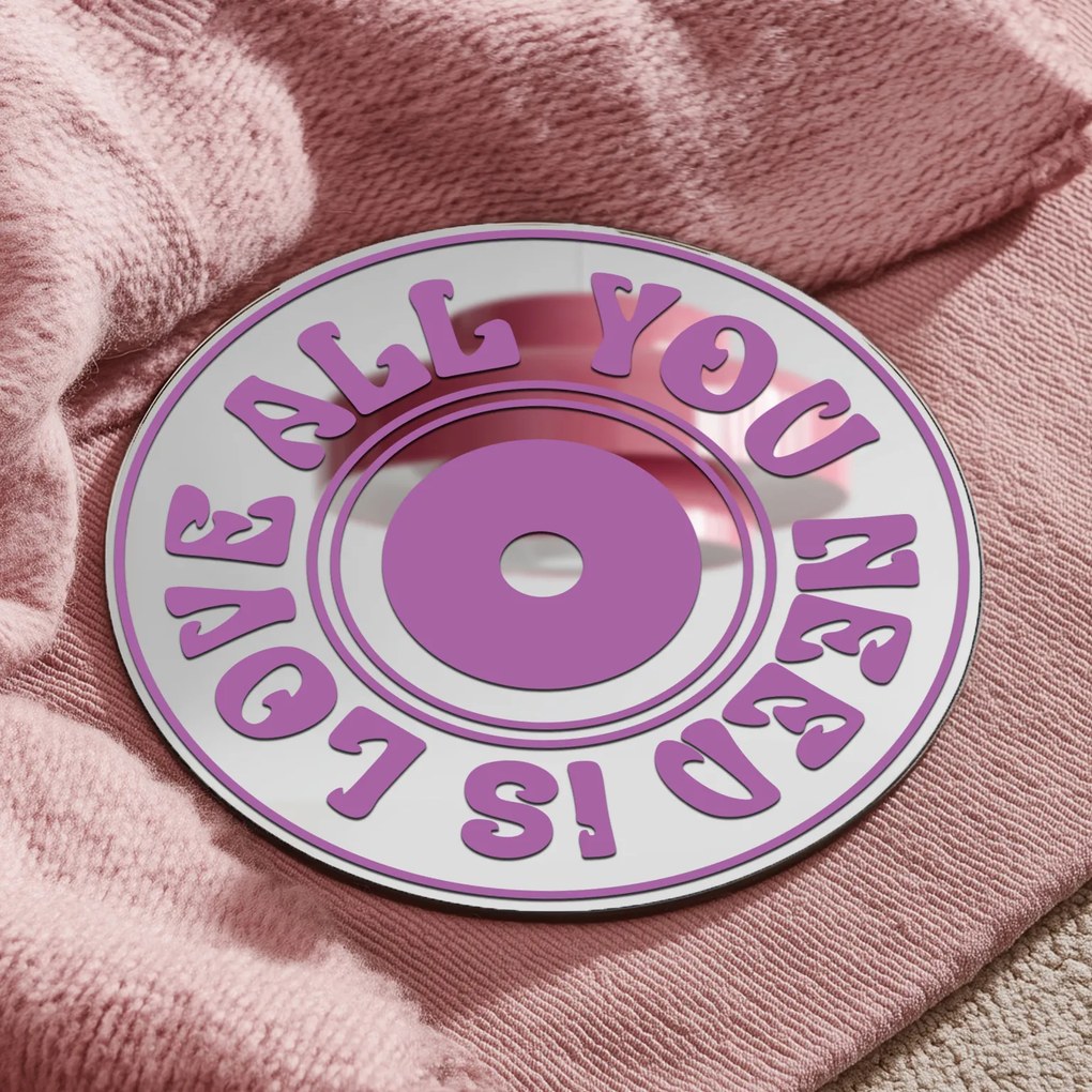 Spiegelsticker S42 – CD- All you need is love