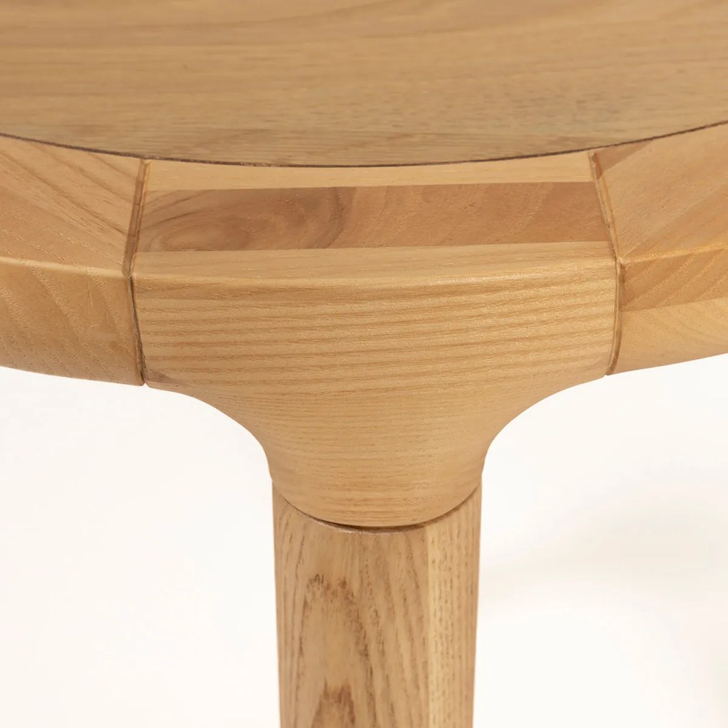 Zuiver Storm Ronde Bijzettafel Eiken - 35 X 35cm.