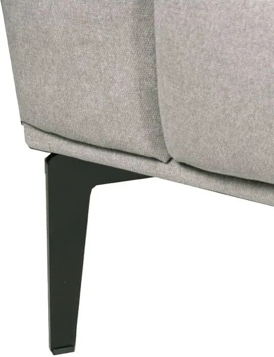 2-zits bank Tulp | stof Sorro lichtgrijs 90 | 1,75 mtr breed