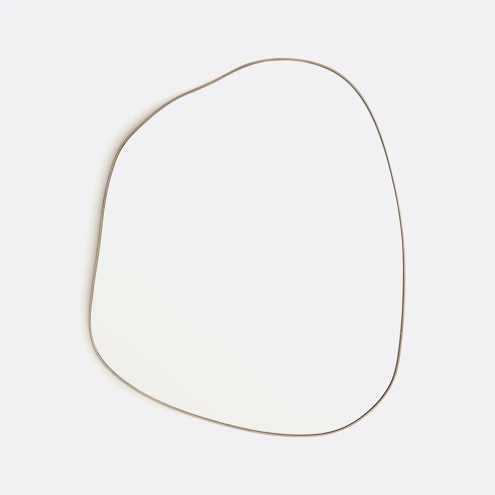 Organische vorm spiegel, lengte 63,5 cm, hoogte 53,3 cm, ORNICA