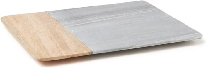 Nkuku Bwari snij- en serveerplank van marmer 23,5 x 16,5 cm